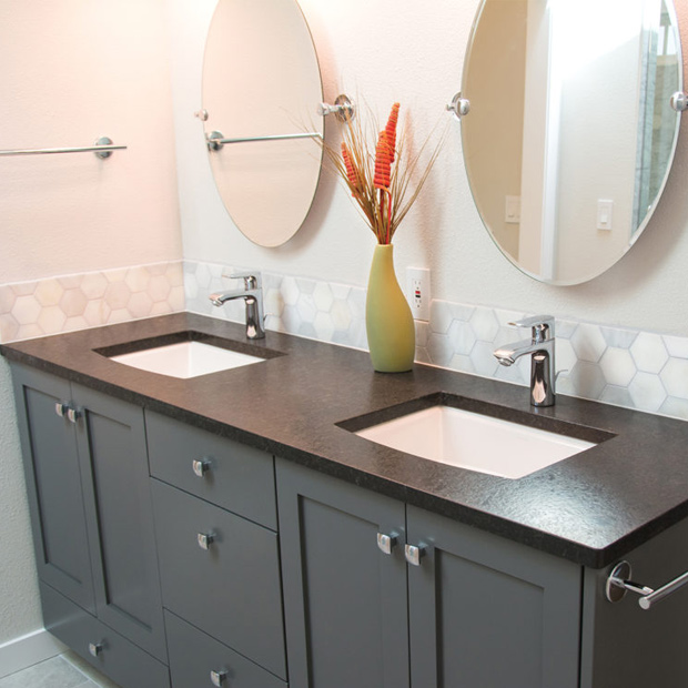 Recent bathroom sink replacement