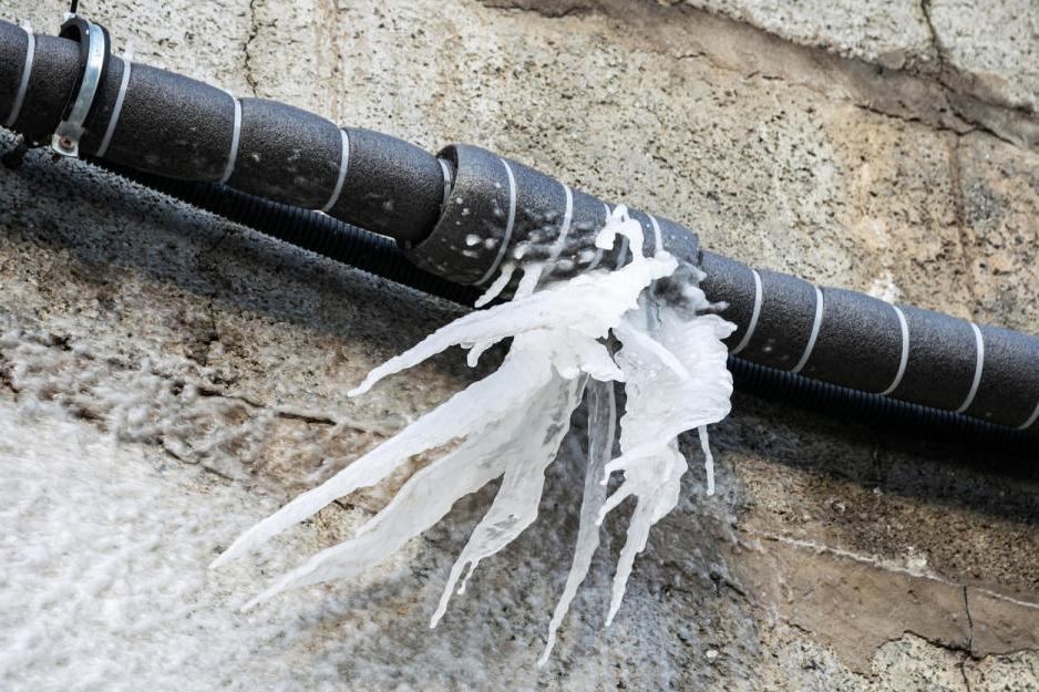 Commercial Frozen Pipe
