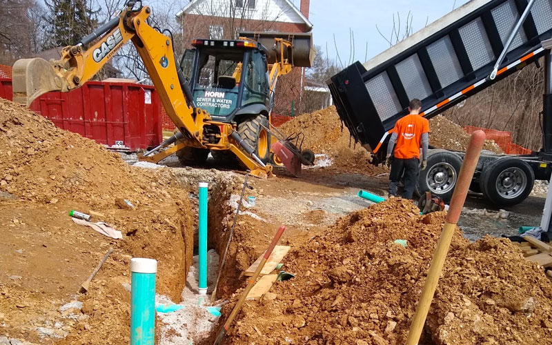 ‘The Gables’ New Construction Sewer Lateral