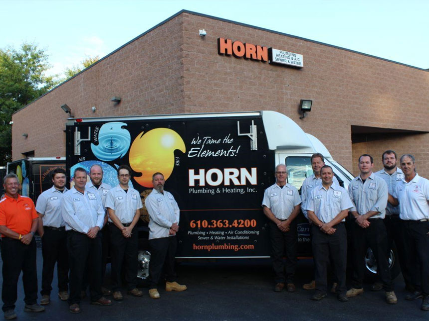 Team of plumbing inspectors